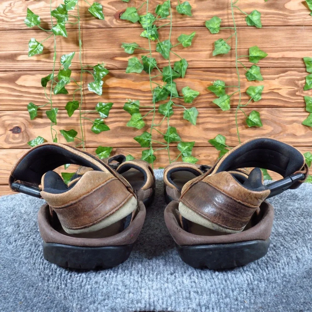 Clarks Air Trek Mens Sport Sandals Size 12 Outdoor‎ Hiking Brown Leather